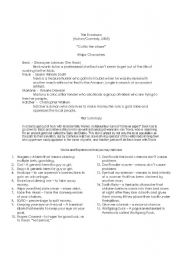 English Worksheet: The Rundown: Story, Vocabulary and Phrases, Discussion Questions