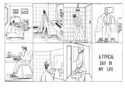 English Worksheet: A typical day in my life