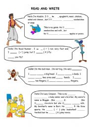 worksheet for young learners