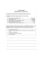 English Worksheet: Should have and comparative as...as