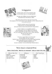 English worksheet: A day at the Mall