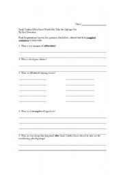 English worksheet: Sarah Cynthia Sylvia Stout