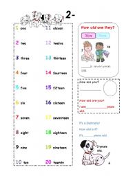 Numbers for children!
