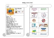 English Worksheet: role-play Booking a room in a hotel