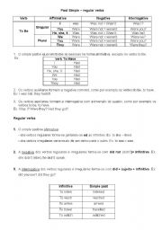 English Worksheet: past simple -  revisions