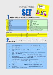 Phrasal Verb SET