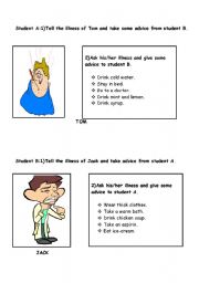 English Worksheet: information gap