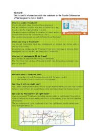 English Worksheet: London Travel Card