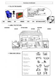 English Worksheet: Lets revise vocabulary!!!