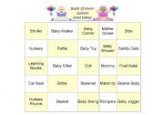 English Worksheet: Bingo Shower baby