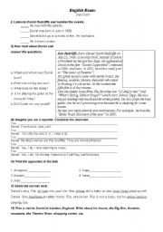 English worksheet: Daniel Radcliff