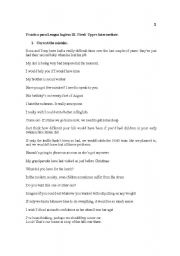 English Worksheet: Grammar