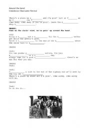 English Worksheet: Creedence Clearwater Revival