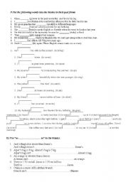 English Worksheet: exam