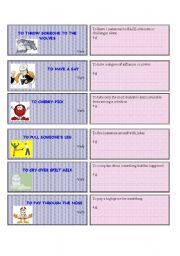 IDIOMS FLashcards