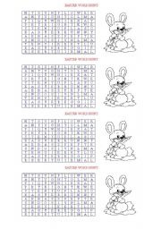 English worksheet: Easter word hunt