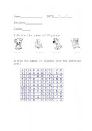 English worksheet: Animals.