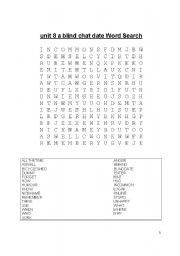 English worksheet: easy Word Search with solution