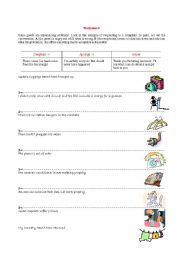 English Worksheet: Hotel problems!