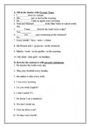 English worksheet: quiz