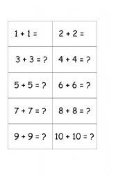 English Worksheet: Double game