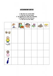 English worksheet: Interesting preposition of places matching