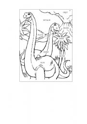 English worksheet: Let´s color!