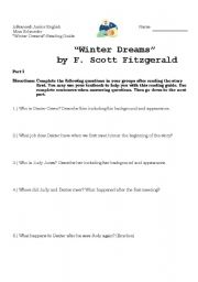 winter dreams essay questions