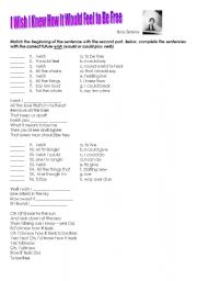 English Worksheet: I wish I knew how it would feel to be free - Nina Simone Song