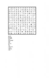 English Worksheet: NUMBERS PUZZLE