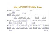 English Worksheet: Harry Potters Family Tree, Part 1 of 2