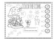 COLOR THE COINS
