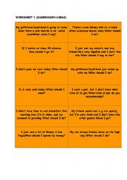 English Worksheet: LINE-UPS (A GAME ABOUT GIVING ADVISE)