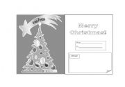 English Worksheet: Carto de Natal