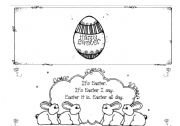 English Worksheet: Easter Card