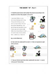 English worksheet: Phonics