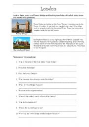 English Worksheet: London Tour