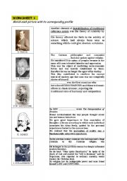 English Worksheet: MODERNISM