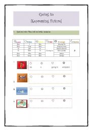 English Worksheet: going to expressing future