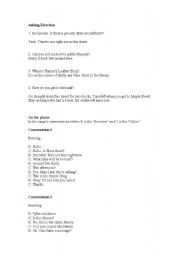 English Worksheet: Conversation