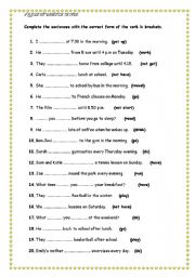 present tense