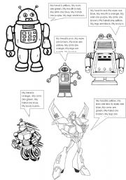 English Worksheet: robots