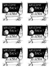 English Worksheet: Back to School 