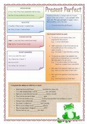 English Worksheet: present perfect