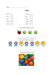English Worksheet: Colors