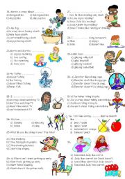 English Worksheet: revision for 6th grades part 2