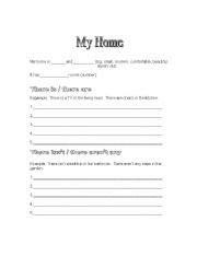 English worksheet: My Home /My Neighborhood