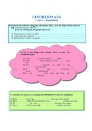 English worksheet: conditionals