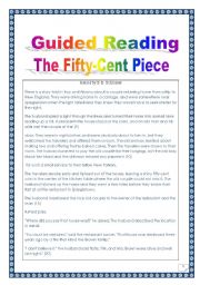 American Folklore series: GHOST STORY: Reading, writing & speaking COMPREHENSIVE Project (The Fifty-cent Piece): 4 pages, printer friendly, over 30 tasks.) (Link provided)