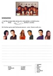 English Worksheet: Friends 